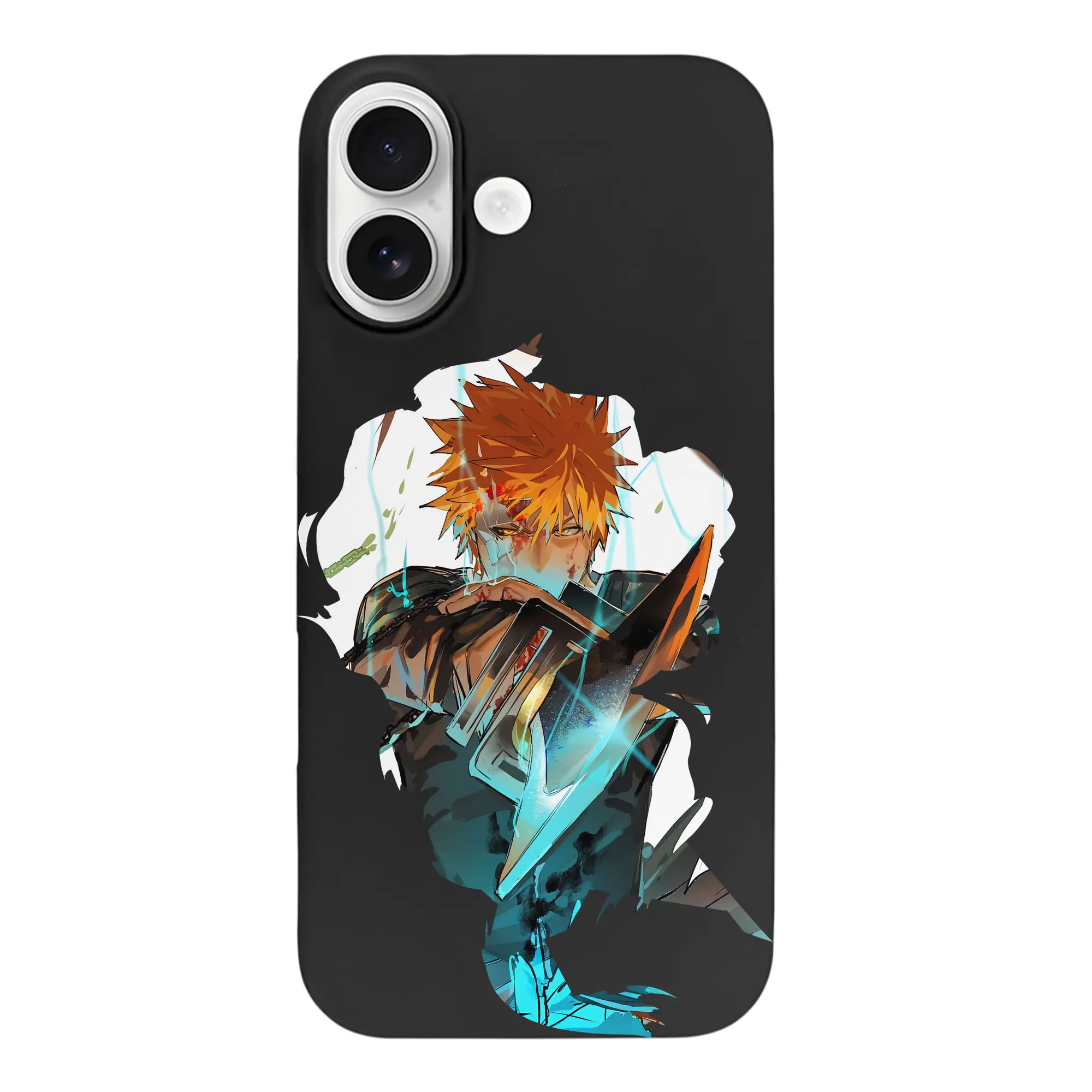 ブリーチ グッズ 黒崎 一護 - iPhone 17 シリーズ シリコンケース 薄型 耐衝撃 指紋防止 ソフトタッチカバー 精密フィット 傷防止 保護ケース iPhone 17/17 Air/17 Pro/17 Pro Max 対応